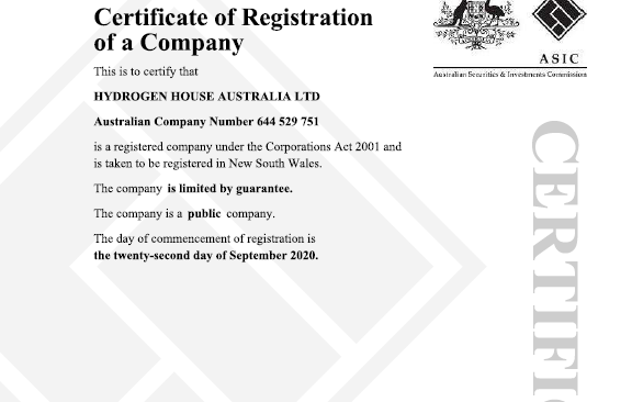 Company Registered